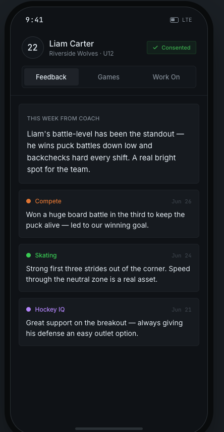 Player report